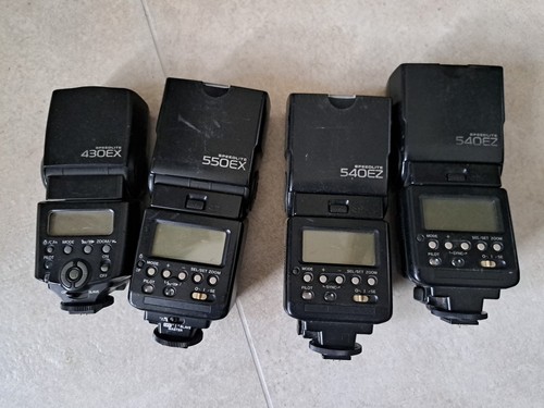 Canon speedlite flashes lot - canon,